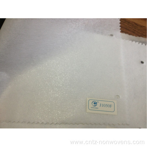 Polyester double dot non woven thin fusible interlinings